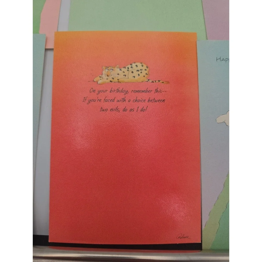 Vtg Hallmark Happy Birthday Funny Greeting Cards UNUSED Envelopes Lot of 16 80s